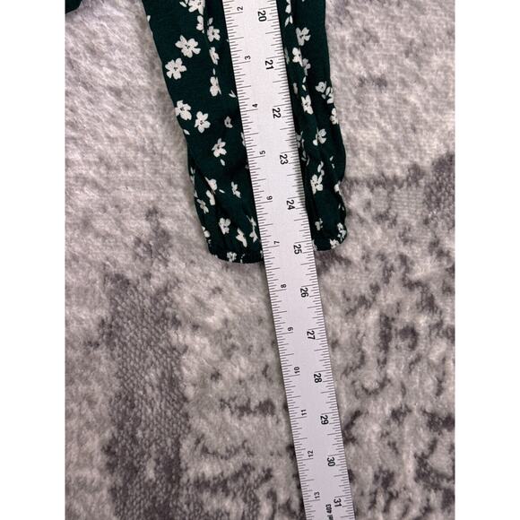 Reformation Green Floral Blouse - Picture 5 of 8